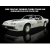 1980 Pontiac Firebird Trans Indy Pace Car Metal Sign: 12 x 16" & Free Shipping