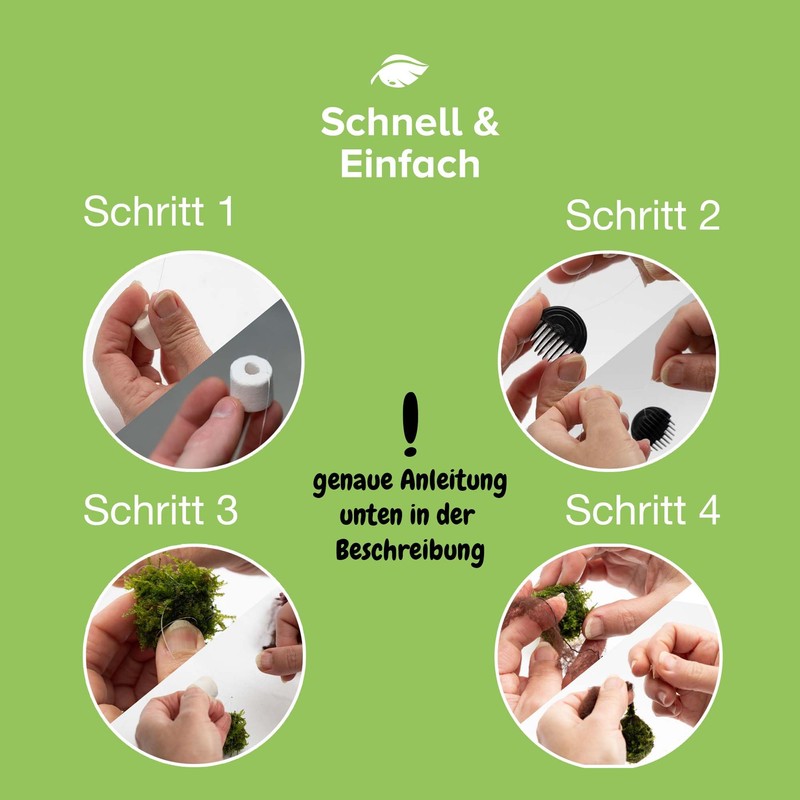 NatureHolic Floating Spheres Aquarium Moss Balls Floating Moss Balls for