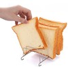 1 Toast Rack, 1 Bread Clip with Magnet, Toast Stand