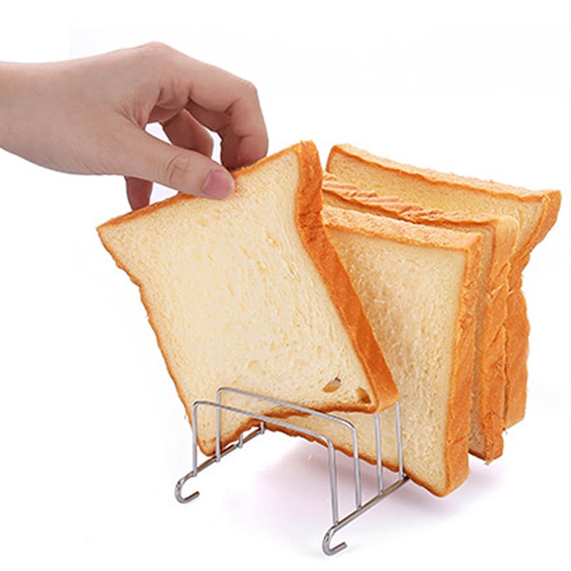 1 Toast Rack, 1 Bread Clip with Magnet, Toast Stand