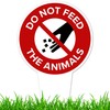 Do Not Feed the Animals Sign, 7"x13", Heavy Duty Integrated