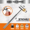 HORUSDY 22-Piece Durable Gunsmith Punch and Hammer Set, Steel Roll