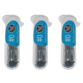 SQXBK 300PCS Stainless Steel Specimen Pins Entomology Pins Insect Pins for Dissection Butterfly Collections