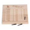 Farkle Dice Tray Improve Math Skills Wooden Classic Dice Game