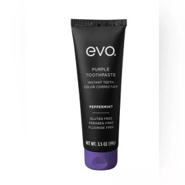 Evo Purple Toothpaste instant teeth color correction 3.5oz ( 2 pack)