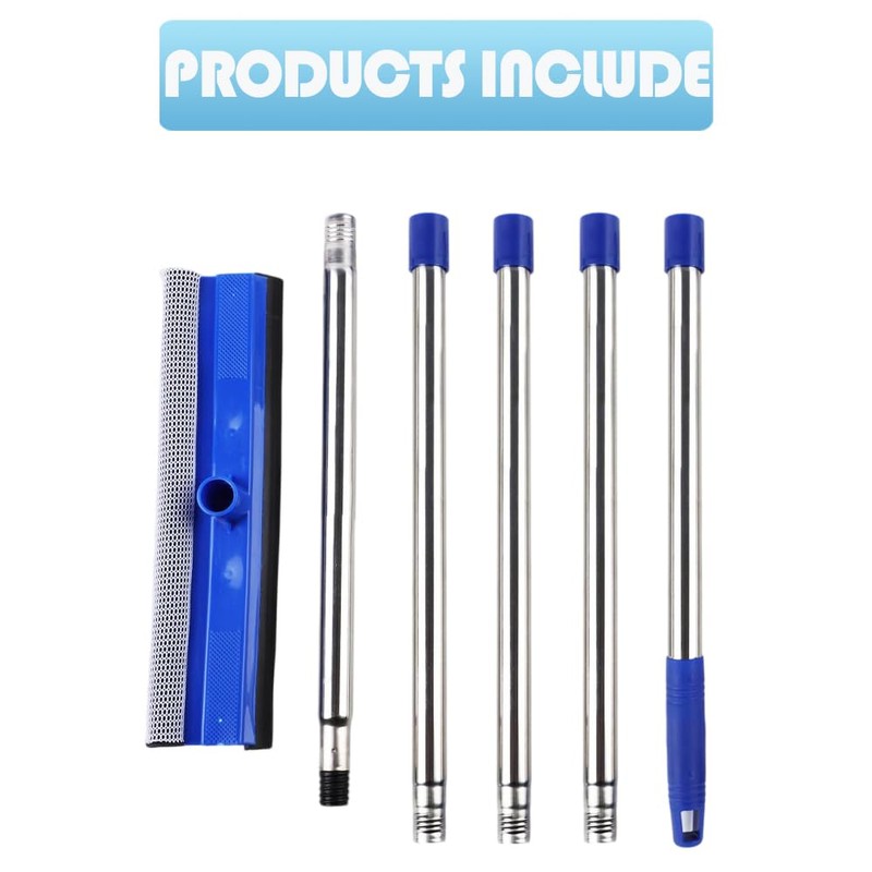 YONILL 72" Window Squeegee for Window Cleaning - Long Handle