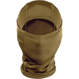 OneTigris Balaclava Face Mask Men, Women's Full Head Wrap Motorcycle Cooling Neck Gaiter Hood for Hiking Cycling - Color: Tan, Size: L: 59-62cm