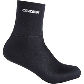 Cressi Unisex Neoprene Resilient 5mm Ultra Stretch Diving Socks, Black, L UK