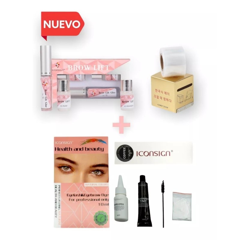Iconsign Planchado De Cejas + Papel Osmótico + Pigmento Tinta