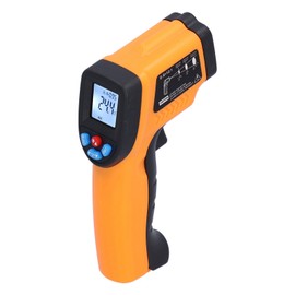 GM550 Infrared Thermometer Handheld Temperature Tester Digital NonContact Thermometer(Orange Yellow )