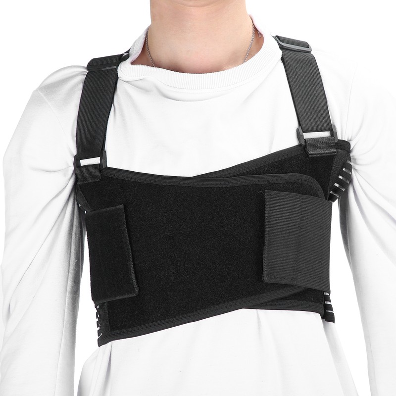 Rib Fracture Support Brace Breathable Adjustable Chest Lumbar Protector Strap
