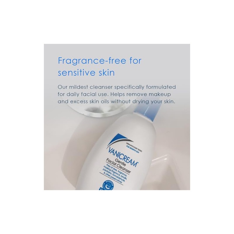 Vanicream Gentle Facial Cleanser 8 Oz 2 Ea by Vanicream