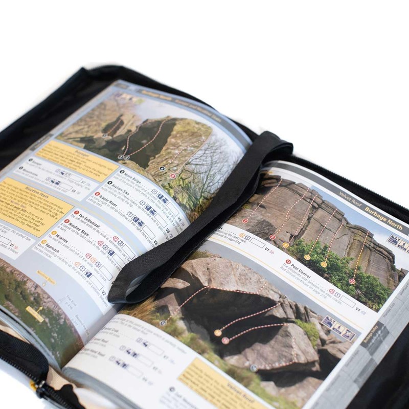 Psychi Rock Climbing Guidebook Case Cover Pouch for Bouldering Mountaineering