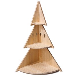 VioraWhite 3 Tier Christmas Tree Cabinet Organizer Shelf 26'' Kitchen Counter Corner Shelf Christmas Kitchen Storage Organizer Spice Rack Condiment