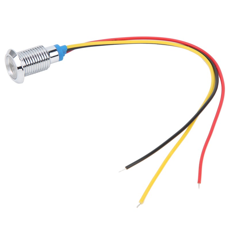 4 Sets PreWired Round LEDs Waterproof 2Color Indicator Common Cathod