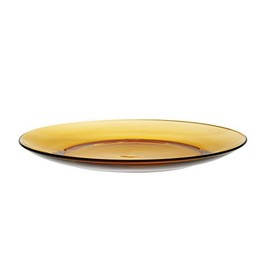 DURALEX Vermeil 3006df06 Set of 6 Glass Plates 23.5 cm