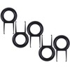 Apuxon 5Pack Black Color Rounded Key Puller Keycap Puller/Key Cap