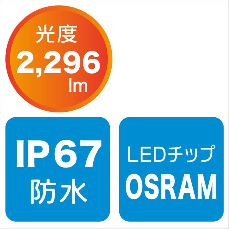 BMO Japan 40A0025 Diffused LED Deck Light