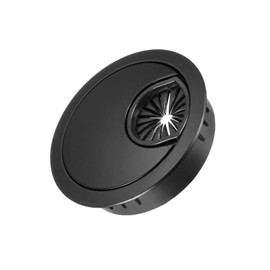 METALLIXITY Cable Cord Grommet (50mm/1.97") 1Pcs, Zinc Alloy Round Cable Hole Cover Wire Organizer - for Home Desk Cable Wire Management, Black