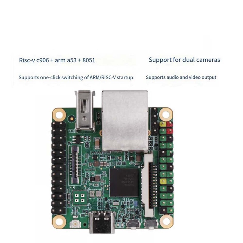 Snblzhef Milk-V Duo S Development Board+2MP CAM C906 RISC-V ARM