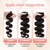 Elailite Wavy Tape in Hair Extensions Human Hair Body Wave