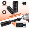 THINKWORK 1/2 Inch Drive Lug Nut Extractor Set, 5pcs Flip