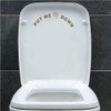 Fun 'Put Me Down' Toilet Seat Funny Sticker Bathroom Accessories