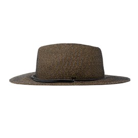Wallaroo Hat Company Men’s Logan Fedora – UPF 50+, Wide Brim, Packable Design, Chin Strap and Adjustable Sizing – Classic Sun-Smart Surf Hat for Outdoor Summer Adventures (Large/X-Large, Dark Brown)