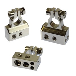 VooDoo bright Nickel 4 8 awg ga POSITIVE or Negative BATTERY Terminal (1 PACK)