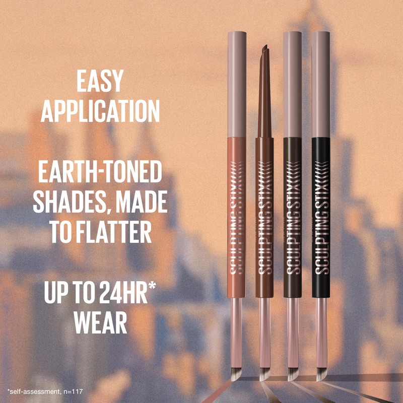 Maybelline New York Sculpting Stix 2-in-1 Eyeliner, Blendable Eyeliner for