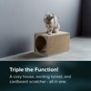 360° Cardboard Cat Scratcher Tunnel & House – Durable Cat