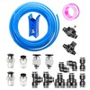 HUAZIZ Blue 8 mm OD 5 mm ID Polyurethane PU