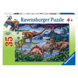 Ravensburger Dinosaur Playground - 35 Piece Jigsaw Puzzle for Kids – Every Piece is Unique, Pieces Fit Together Perfectly