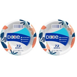 Dixie Dixie® 10 OUNCE PAPER BOWLS, 72 COUNT (Pack of 2)