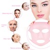 3 Stück Gesichtsmasken Abdeckung, Wiederverwendbare Silikon-Gesichtsmaske, 3D Maske Silikon Gesichtsdampf