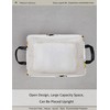 ONOEV Rectangular Folding Laundry Basket, waterproof Canvas Basket,gift basket,Suitable for