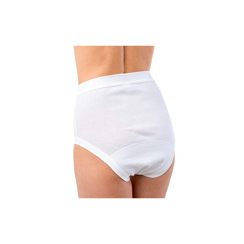 HERMKO 1265 2er Pack Damen Inkontinenz Slip mit Weichbund aus