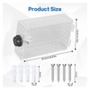 Thermostat Lock Box Tamperproof Anti Damage Clear Acrylic Thermostat Wall