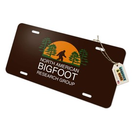 Graphics and More North American Bigfoot Research Group Novelty Metal Vanity Tag License Plate
