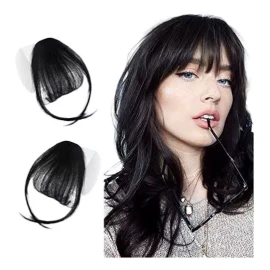 Dtup Flequillo Natural Copete Fleco Postizo Cabello Mate Premium