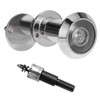 Door Viewer with Privacy Screen, 200° Wide Angle Optical Glass
