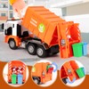 BunnyJOY Garbage Car Toy 12 Inch with Lights and Sound,