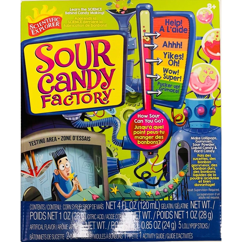Scientific Explorer Sour Candy Factory Kids Science Experiment Kit 8+