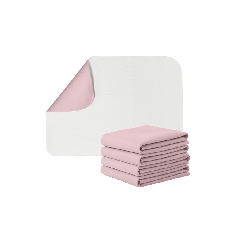 Gadgetking Pink Washable Absorbent Incontinence Bed Pads Mats Sheet Mattress