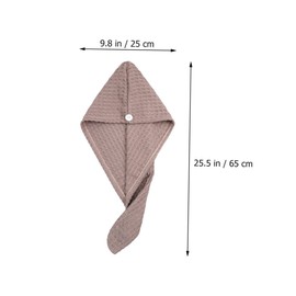 Healvian 2pcs Supple Dry Hair Hat Shower Cap for Women Boys and Girls Heat Protection