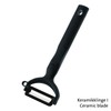 Westmark 17825560 Asparagus / Vegetable Peeler Ceramico ""