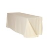YOUR CHAIR COVERS - 90 x 132 inch Rectangular Polyester