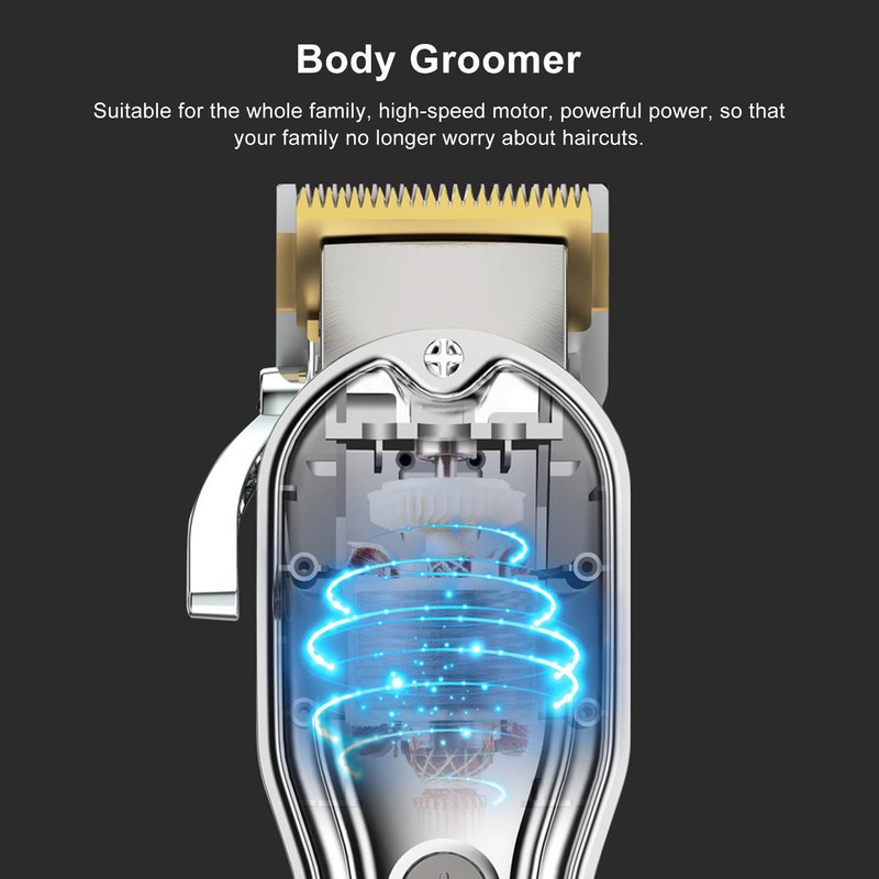 Hair Clipper Trimmer with 10 Guide Combs LED LCD Display