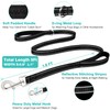 MOOGROU Dog Leash with Two Handles,Reflective Dog Leashes for Large