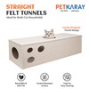 PETKARAY Cat Tunnel, Original Cat Hideaway Cave for Indoor Cats,